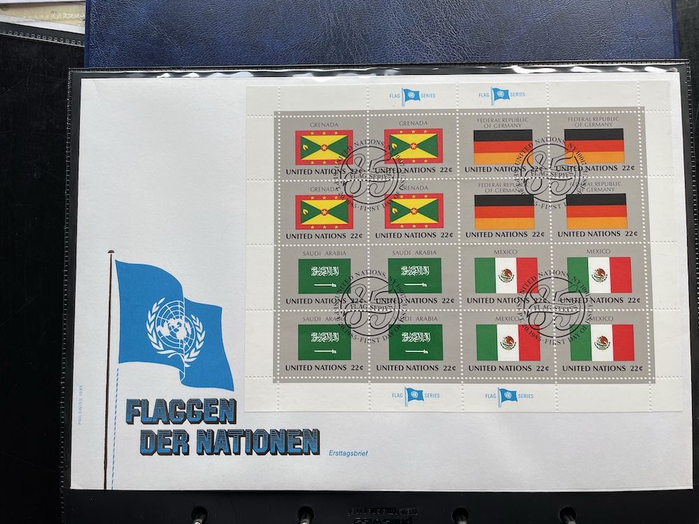 Prophila Collection UNO Briefmarken Komplett - New York 1989 Mitgliedsstaaten, Postfrisch MNH **
