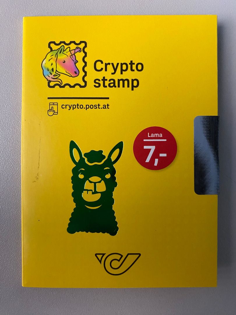 ÖSTERREICH 2020 - Nr. 3537 gestempelt - LAMA - CRYPTO KRYPTO MARKE -  SCHWARZ - Haus der Briefmarke