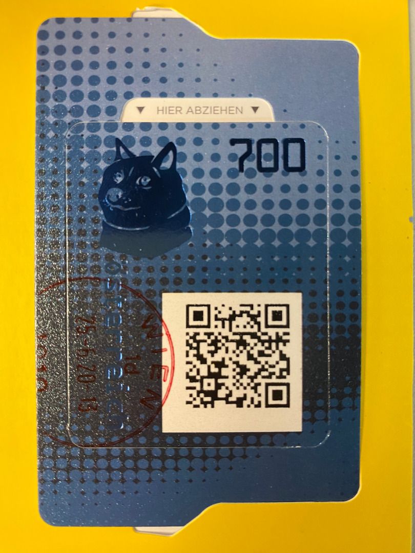 ÖSTERREICH 2020 - Nr. 3540 gestempelt - DOGE - CRYPTO KRYPTO MARKE -  SCHWARZ - Haus der Briefmarke