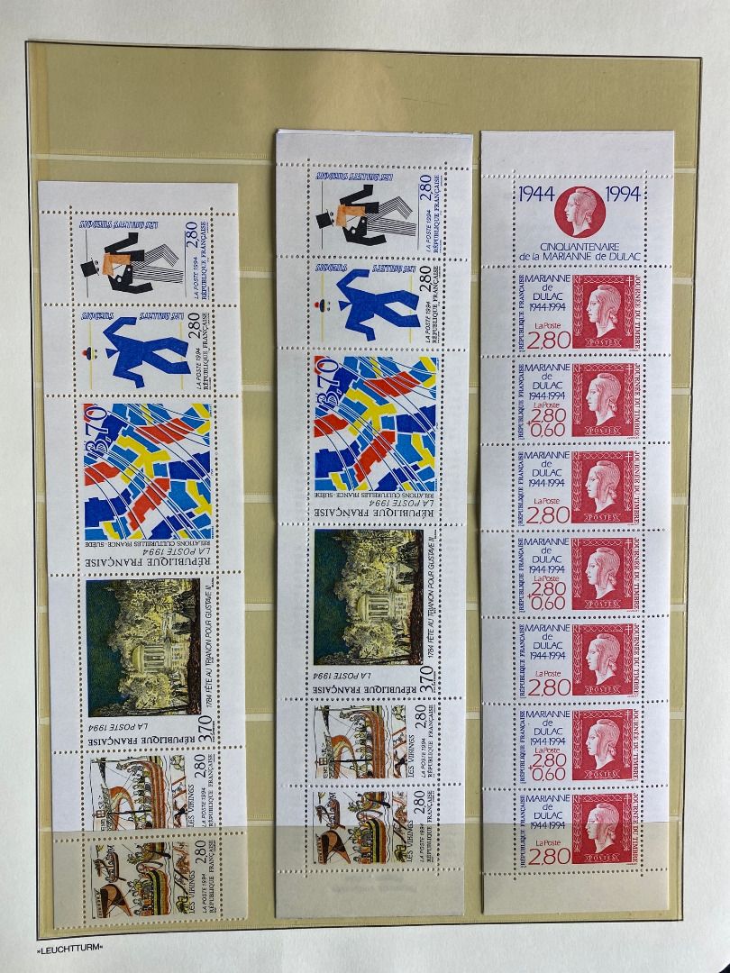 Prophila Frankreich Briefmarken 1945 Marianne | Nr. 703–706 Komplett | Postfrisch MNH | Sammlerqualität