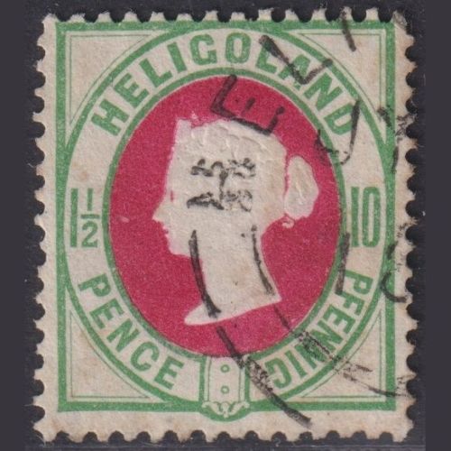 Helgoland 1875 - MiNr. 14 c gestempelt, geprüft Lemberger & Schulz BPP