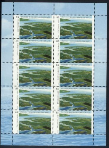 Bund, Michel Nr. 3126 Zehnerbogen postfrisch - Ostsee Boddenlandschaft