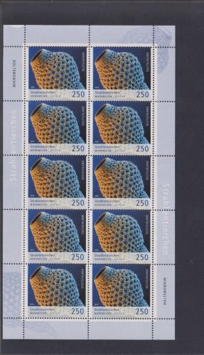 Bund, Michel Nr. 3247 Bogen postfrisch - Strahlentierchen