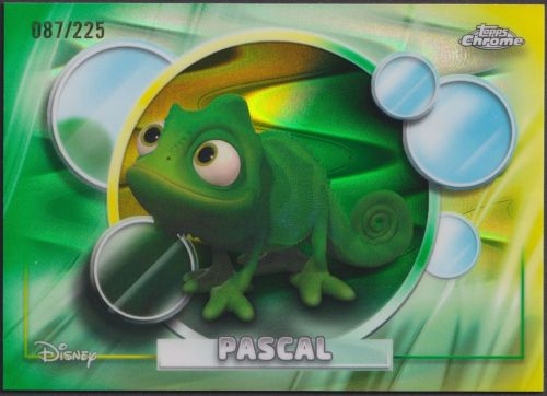 2026 Topps Chrome Disney Pascal 087/225 - Yellow & Green RayWave 189