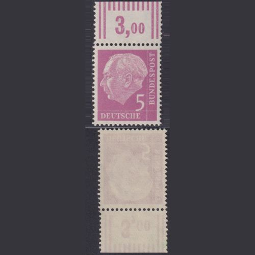Bund Nr. 179 y W OR postfrisch Walzendruck Oberrand