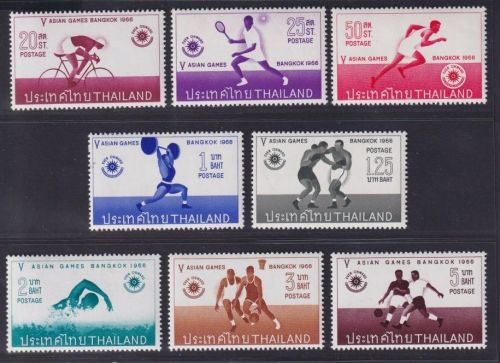 THAILAND 1966 - MiNr. 458-465 postfrisch - Asienspiele Bangkok