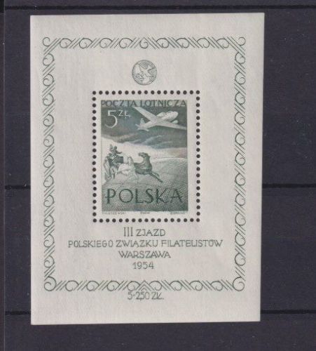 POLEN Block 13 postfrisch - Philatelistenverband Warschau