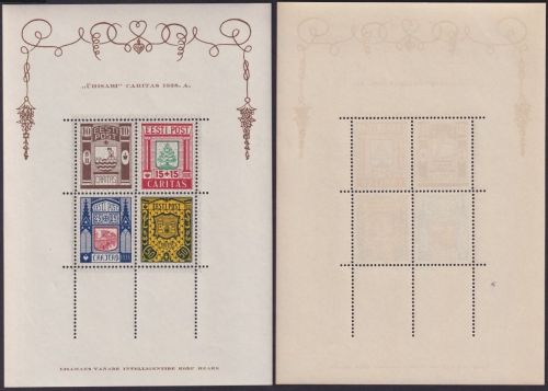 Estland Block 1 postfrisch - CARITAS 1938