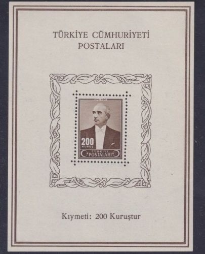 Türkei 1943 - Block 2 postfrisch - İsmet İnönü
