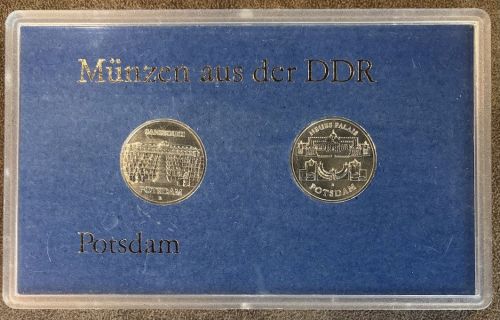 DDR Themensatz Potsdam 1986 | Neues Palais | Schloss Sanssouci
