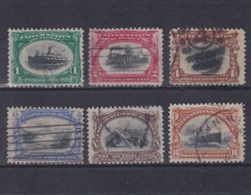 USA 1901 - MiNr. 132-137 gestempelt - Panamerikanische Ausstellung Buffalo