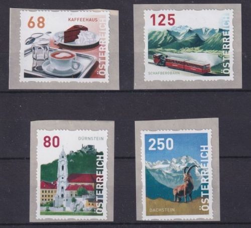 Österreich 2017 - Dispenser Marken 1-4 postfrisch - 1. Ausgabe komplett