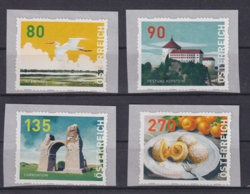 Österreich 2018 - Dispenser Marken 9-12 postfrisch - 3. Ausgabe komplett