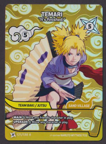 Naruto Mythos TCG Temari 121/130 A 2nd Edition NM Englisch