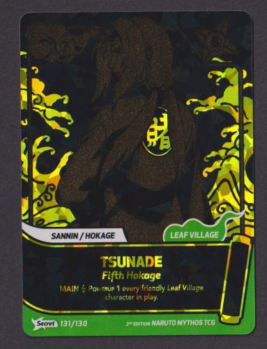 Naruto Mythos TCG Tsunade 131/130 A 2nd Edition NM Englisch