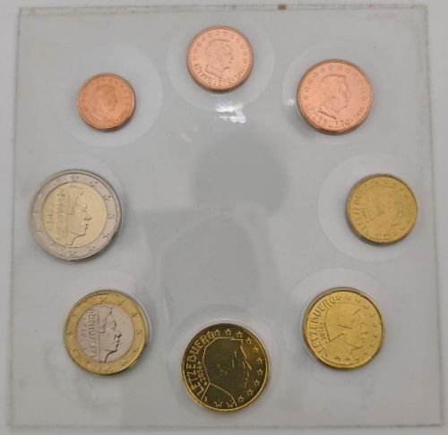 LUXEMBURG Kursmünzensatz KMS 2014 Unz in Folie (3,88€)