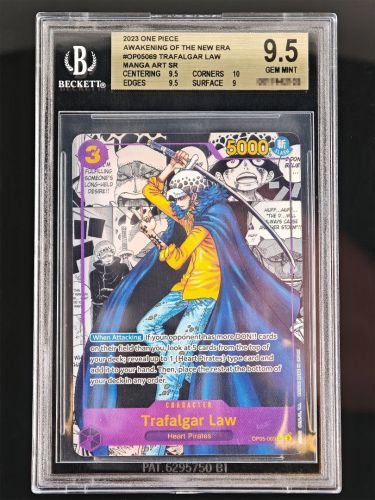 One Piece Trafalgar Law OP05-069 Manga BGS 9,5 | Awakening Of The New Era