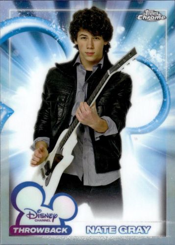 2026 Topps Chrome Disney Nate Gray DC-12 Disney Channel Throwback