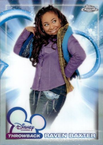 2026 Topps Chrome Disney Raven Baxter DC-2 Disney Channel Throwback