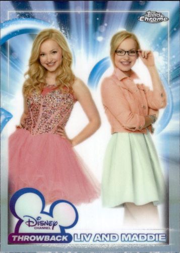 2026 Topps Chrome Disney Liv and Maddie DC-18 Disney Channel Throwback