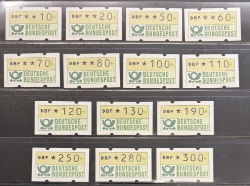 Bund, ATM 1 Versandstellensatz VS3 postfrisch - 1983