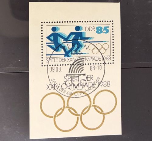 DDR, Block 94 gestempelt SST - Olympische Spiele 1988