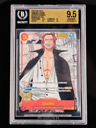 One Piece Shanks · OP01-120 Manga BGS 9,5 | Romance Dawn 2022