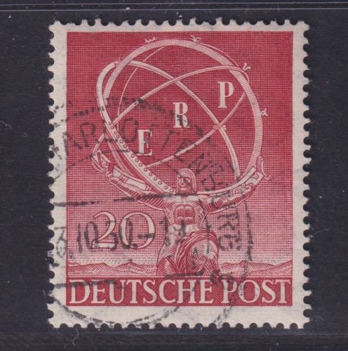 Berlin Nr. 71 gestempelt - Tagesstempel Charlottenburg 1950