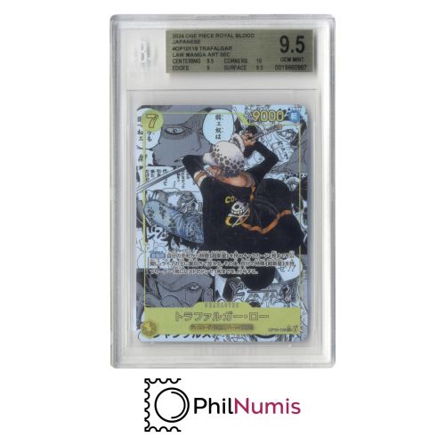 One Piece Trafalgar Law OP10-119 Manga BGS 9,5 Japanisch | Royal Blood