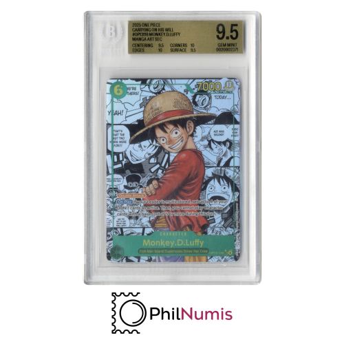 One Piece Monkey.D.Luffy · OP13 118 Manga BGS 9,5 Carrying On His Will