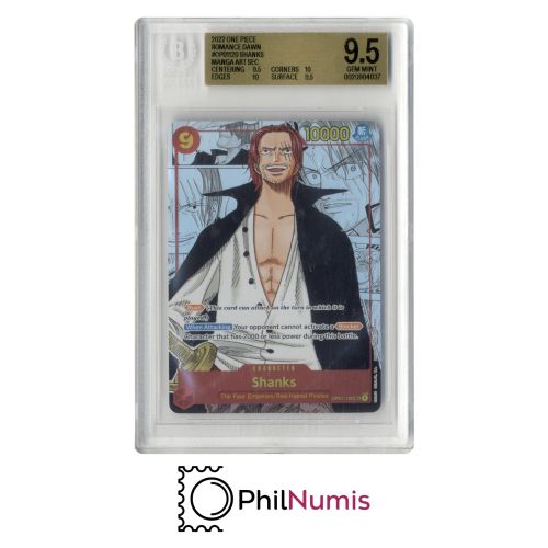 One Piece Shanks · OP01-120 Manga BGS 9,5 | Romance Dawn 2022