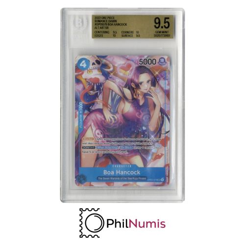 One Piece Boa Hancock · OP01-078 Alt Art BGS 9,5 | Romance Dawn 2022