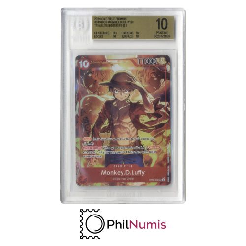One Piece Monkey D. Luffy · ST10-006 SR Beckett 10 | Treasure Boosters Set 2024