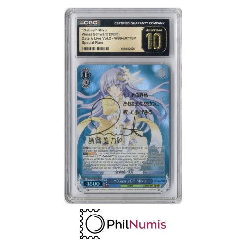 Weiss Schwarz Gabriel Miku Signature · DAL/W99-E071SP SP CGC 10 | Date A Live