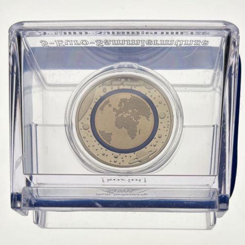 5 Euro Münze 2016 D - Blauer Planet Erde PP Spiegelglanz