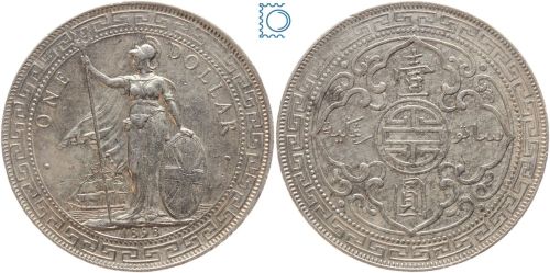 Grossbritannien Hongkong British Trade Dollar - 1 Dollar 1898 B - Bombay mint