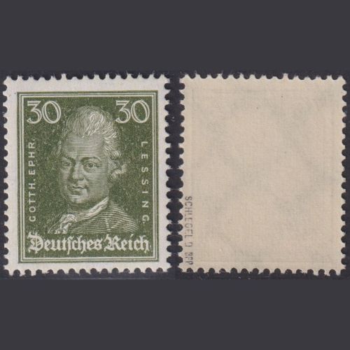Deutsches Reich, MiNr. 394 postfrisch, 30 Pf. G. E. Lessing