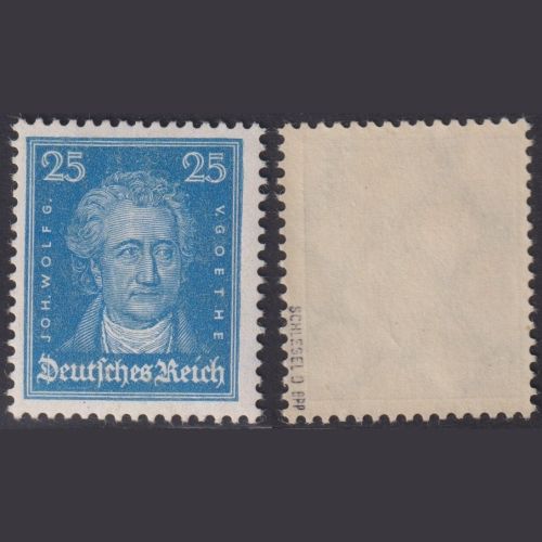 Deutsches Reich, MiNr. 393 postfrisch, 25 Pf. J. W. von Goethe
