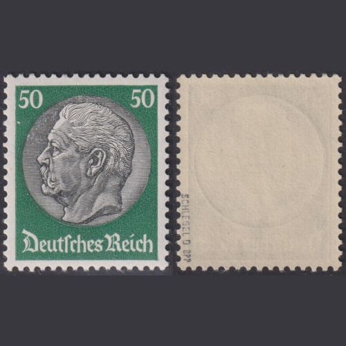Deutsches Reich, Nr. 492 / 50 Pf. Hindenburg postfrisch, geprüft Schlegel BPP