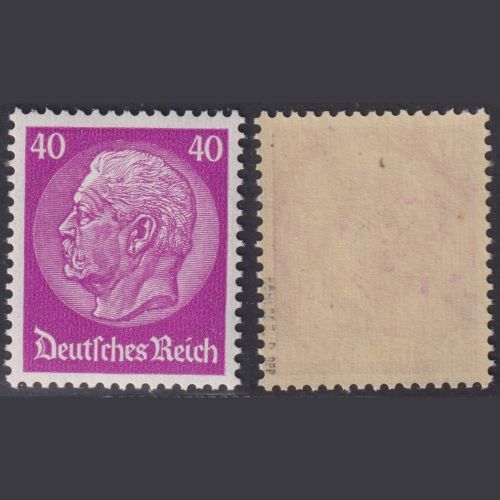 Deutsches Reich, Nr. 491 / 40 Pf. Hindenburg postfrisch, geprüft Schlegel BPP