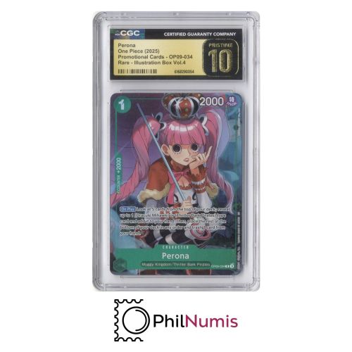 One Piece Perona · OP09-034 Illustration Box Vol.4 CGC Pristine 10 | Promo