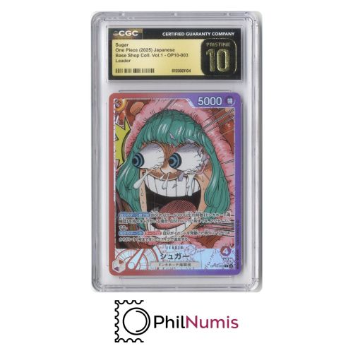 One Piece Sugar · OP10-003 Base Shop Collection Vol.1 CGC Pristine 10 Japanisch | Leader