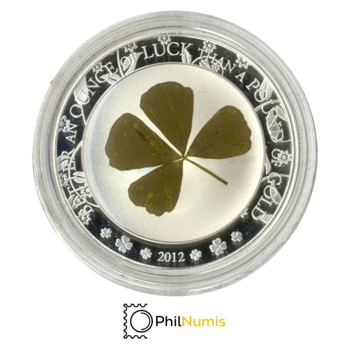 Palau 5 Dollar 2012 - Kleeblatt - Silber PP