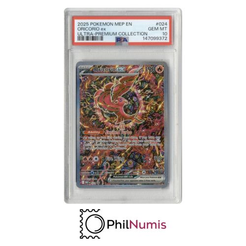 Pokemon Oricorio ex · #024 PSA 10 | Ultra-Premium Collection MEP 2025