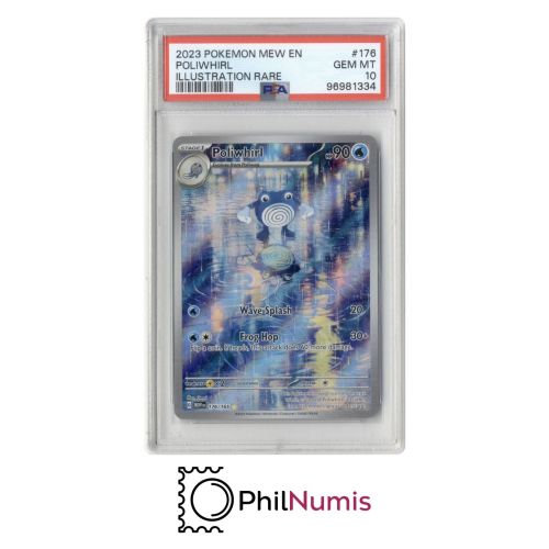 Pokemon Poliwhirl · #176 Illustration Rare PSA 10 | 151 MEW 2023