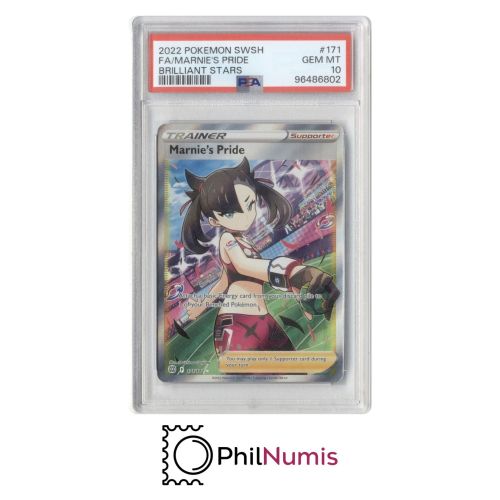 Pokemon Marnie's Pride · #171 Full Art PSA 10 | Brilliant Stars 2022