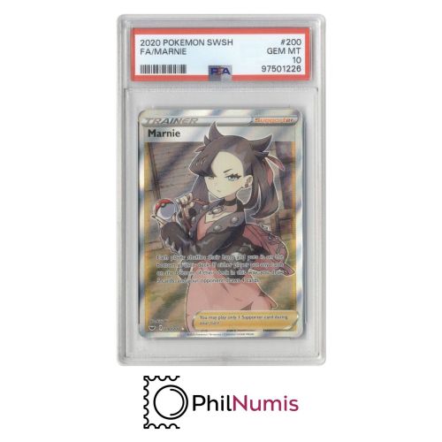 Pokemon Marnie · #200 Full Art PSA 10 | Sword & Shield 2020