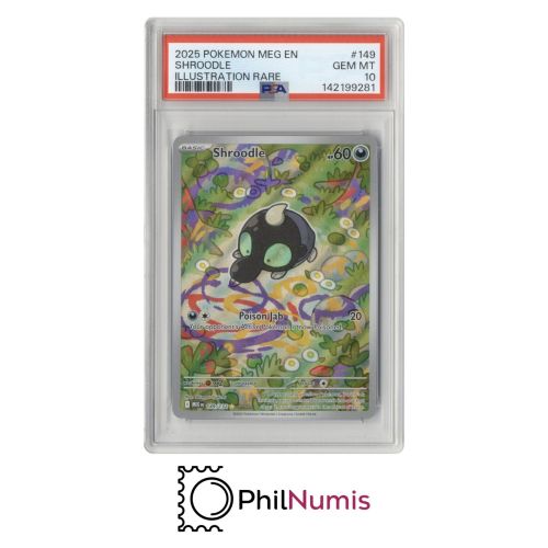 Pokemon Shroodle · #149 Illustration Rare PSA 10 | Mega Evolution MEG 2025