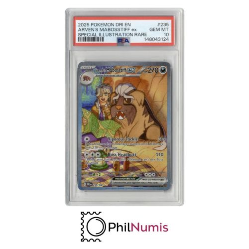 Pokemon Arven's Mabosstiff ex · #235 Special Illustration Rare PSA 10