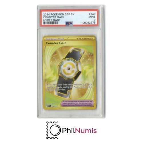 Pokemon Counter Gain · #249 Hyper Rare PSA 9 | Surging Sparks 2024